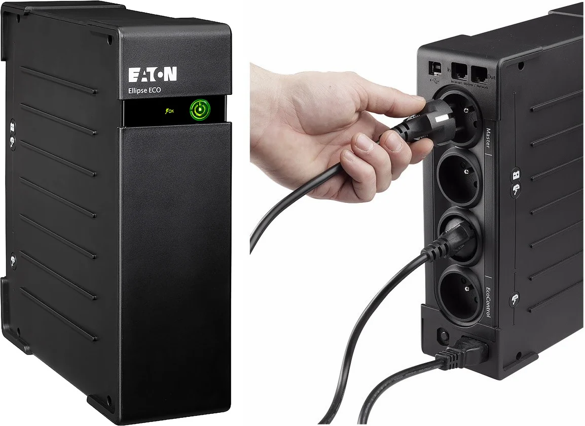 Onduleur Off-line Eaton Ellipse ECO EL800USBFR - 500 W / 800 VA - 4 prises FR